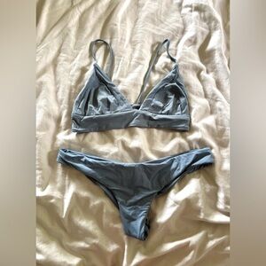 Boys + Arrows Slate Gray Bikini Set